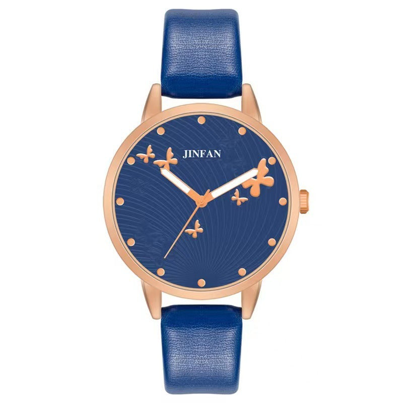Student Sweet Butterfly Macron All-match Fashion Quartz Wrist Watch GlamzLife