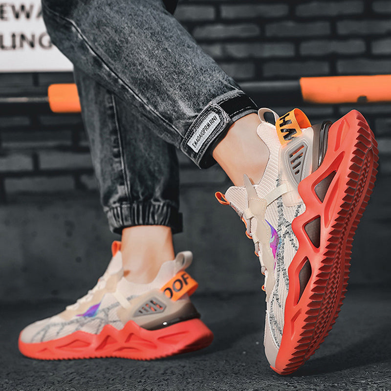Cool Wave Sole Sport Running Shoes For Men GlamzLife