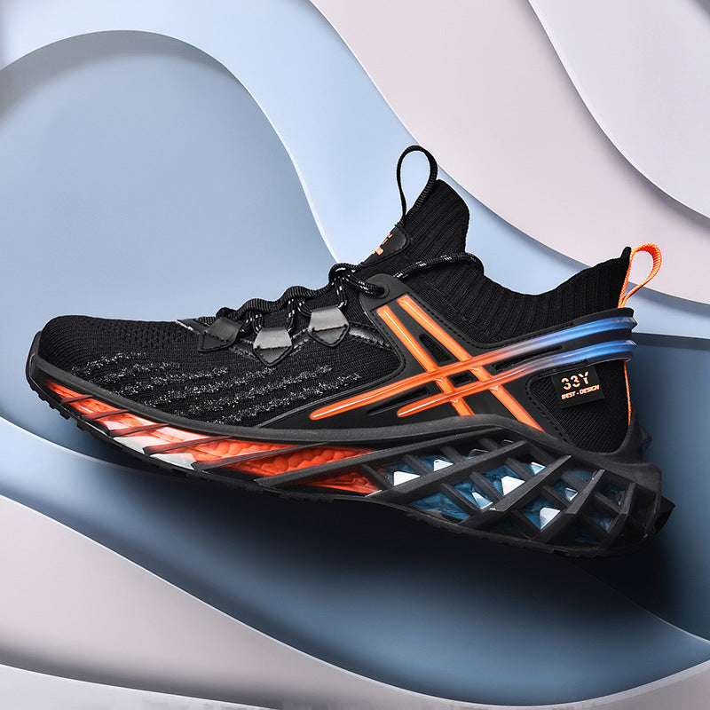 Men Fashion Running Shoes Breathable Leisure GlamzLife