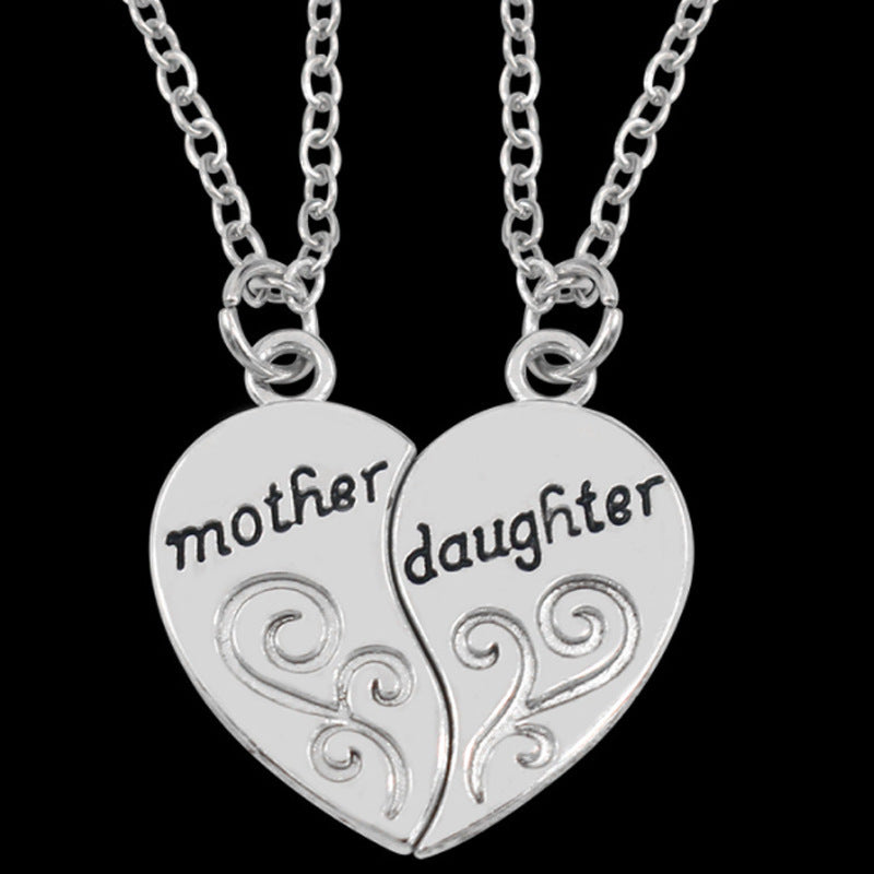Mother And Daughter Two-part Love Necklace GlamzLife