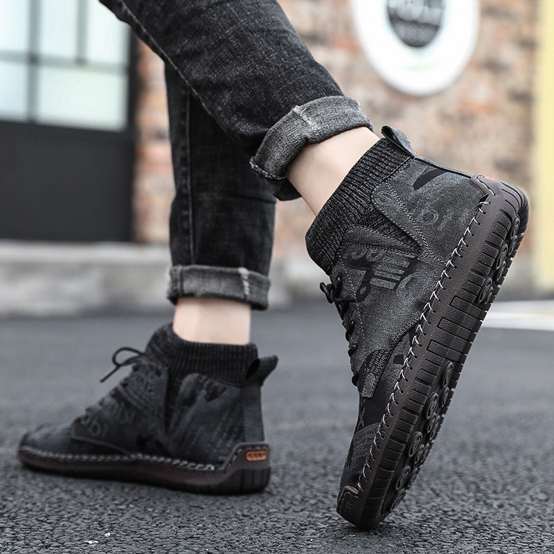 Socks high-top shoes men GlamzLife