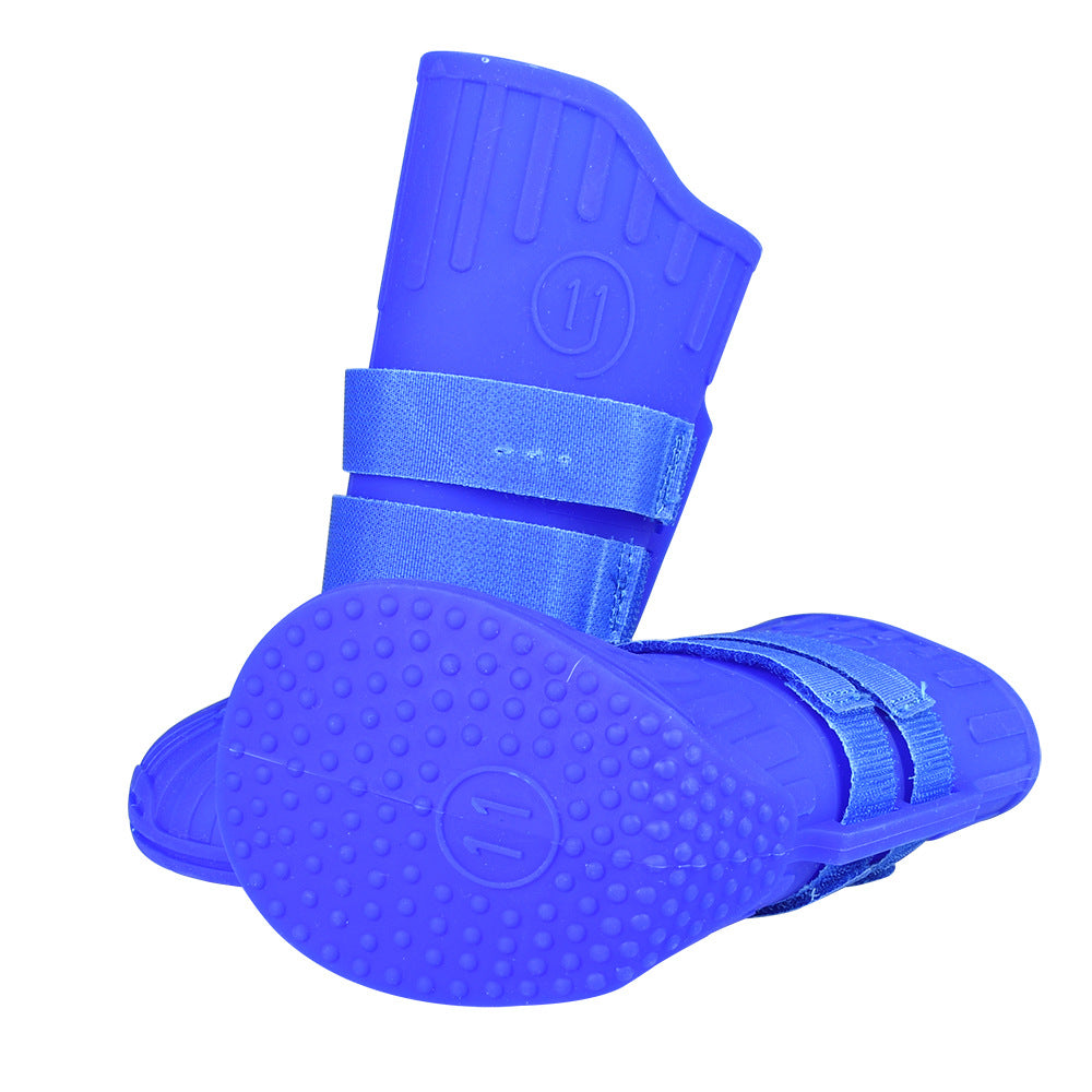 Pet waterproof shoes medium and large high-tube dog shoes | GlamzLife