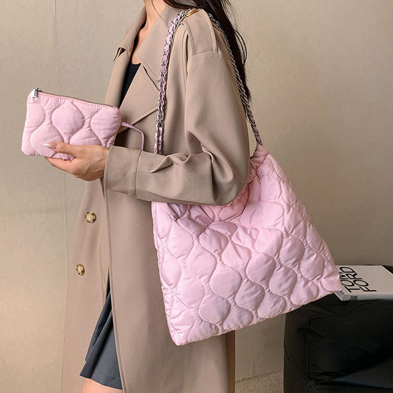 Composite Bags For Women Trend Autumn And Winter New Fashion Women's Shoulder Bag Personalized Simple Korean Style Handbags GlamzLife