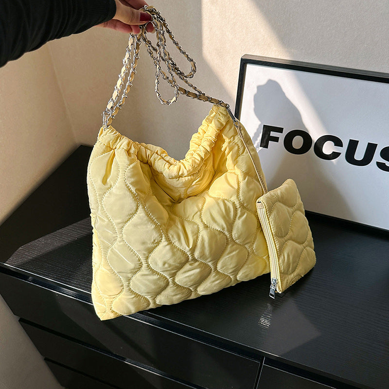 Composite Bags For Women Trend Autumn And Winter New Fashion Women's Shoulder Bag Personalized Simple Korean Style Handbags GlamzLife