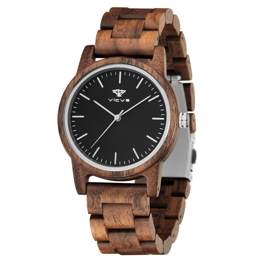 Zebra Fashion Wooden Quartz Watch | GlamzLife