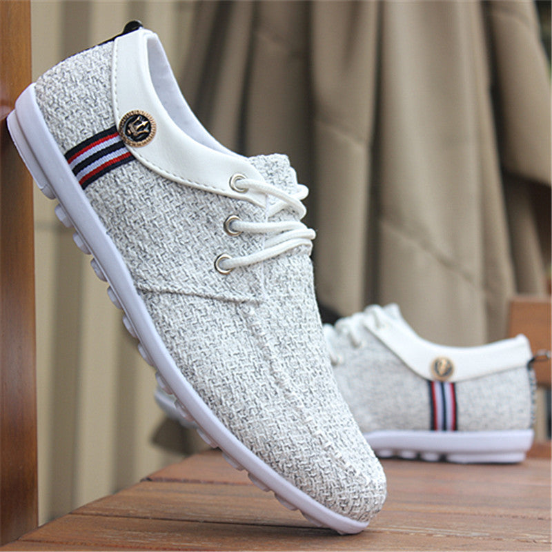 Flat Canvas Shoes For Men GlamzLife