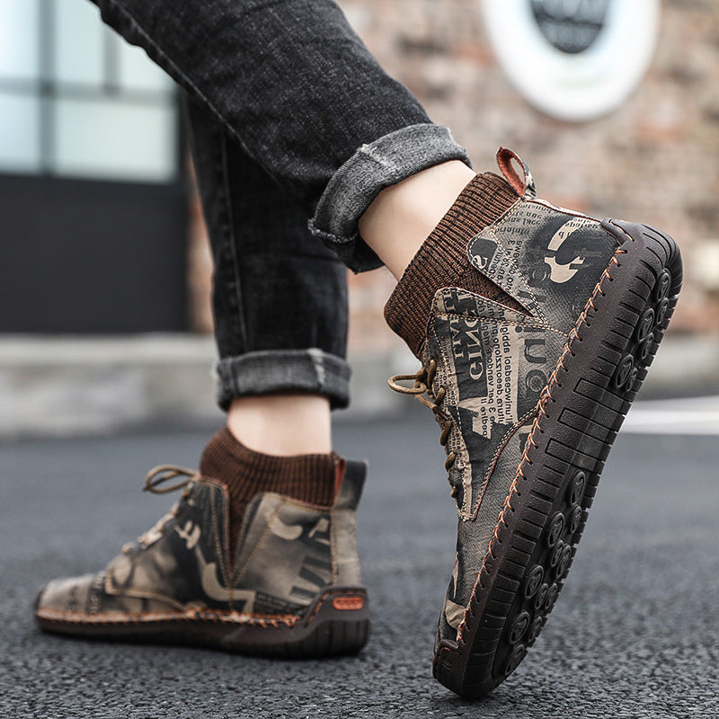 Socks high-top shoes men GlamzLife