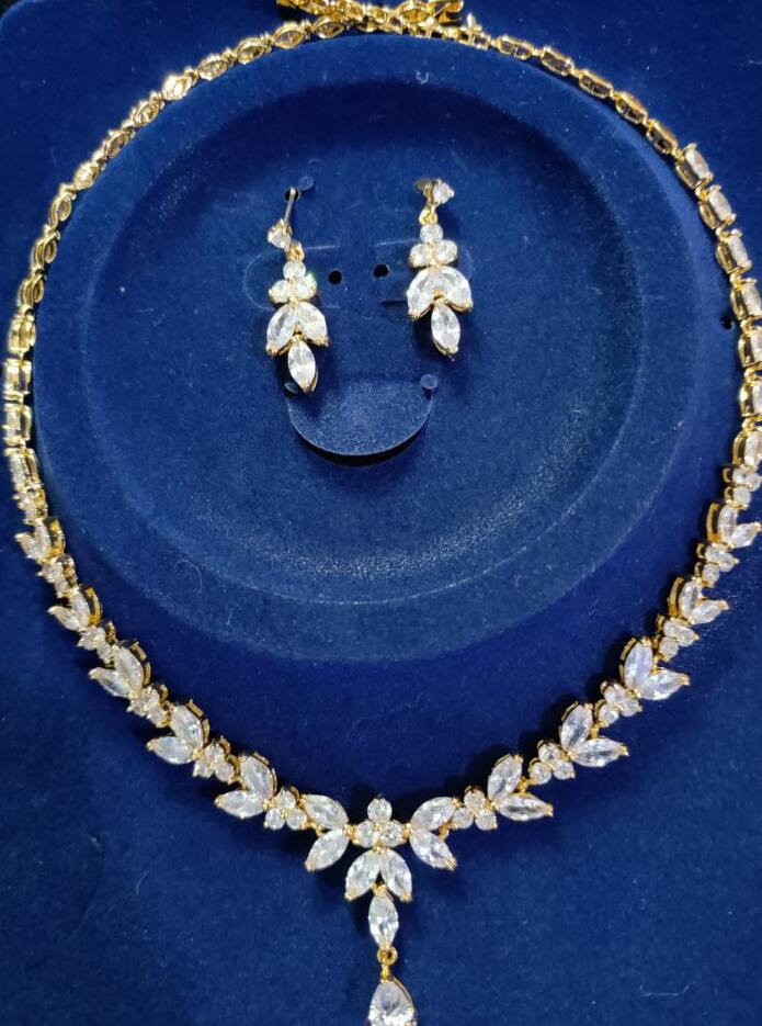The Enchanting Zircon Bridal Set for Timeless Elegance GlamzLife