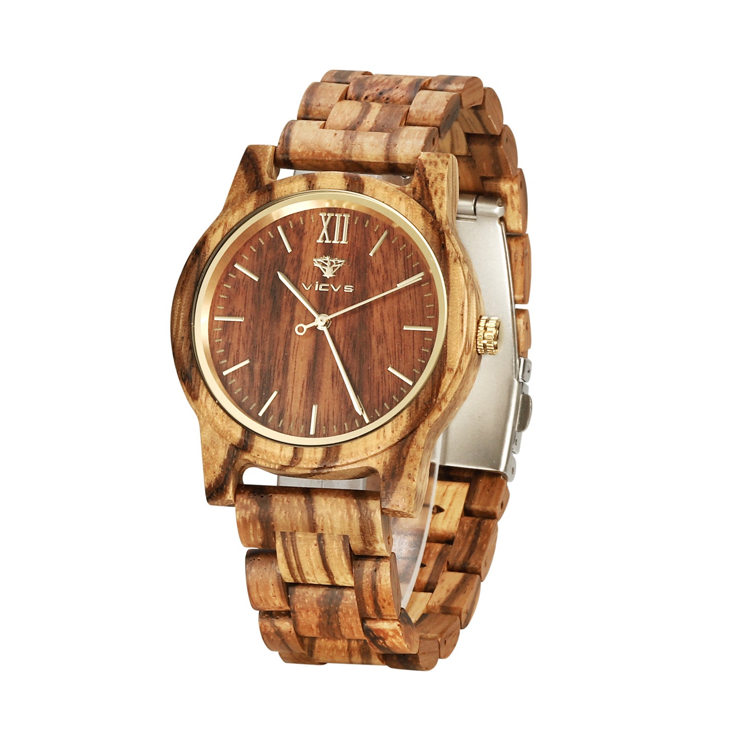 Zebra Fashion Wooden Quartz Watch GlamzLife