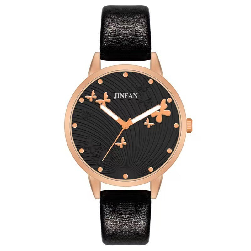 Student Sweet Butterfly Macron All-match Fashion Quartz Wrist Watch GlamzLife