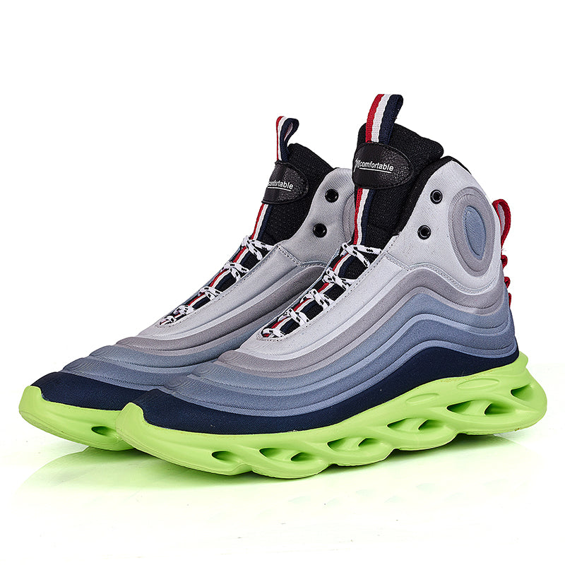 Rainbow gradient shoes for men GlamzLife