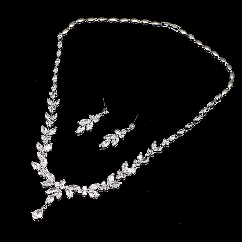 The Enchanting Zircon Bridal Set for Timeless Elegance GlamzLife