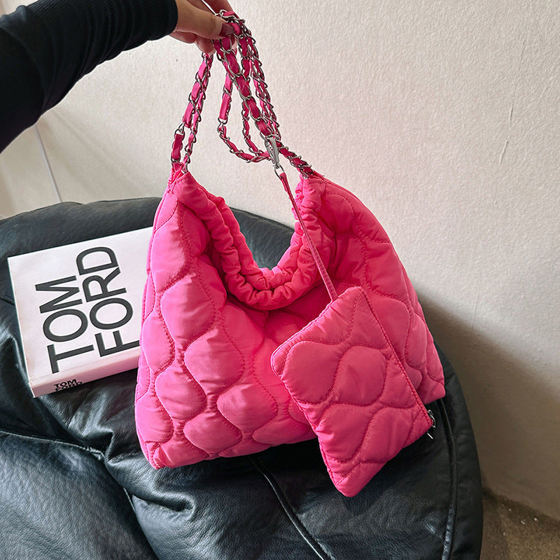 Composite Bags For Women Trend Autumn And Winter New Fashion Women's Shoulder Bag Personalized Simple Korean Style Handbags GlamzLife