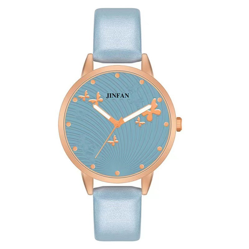 Student Sweet Butterfly Macron All-match Fashion Quartz Wrist Watch GlamzLife
