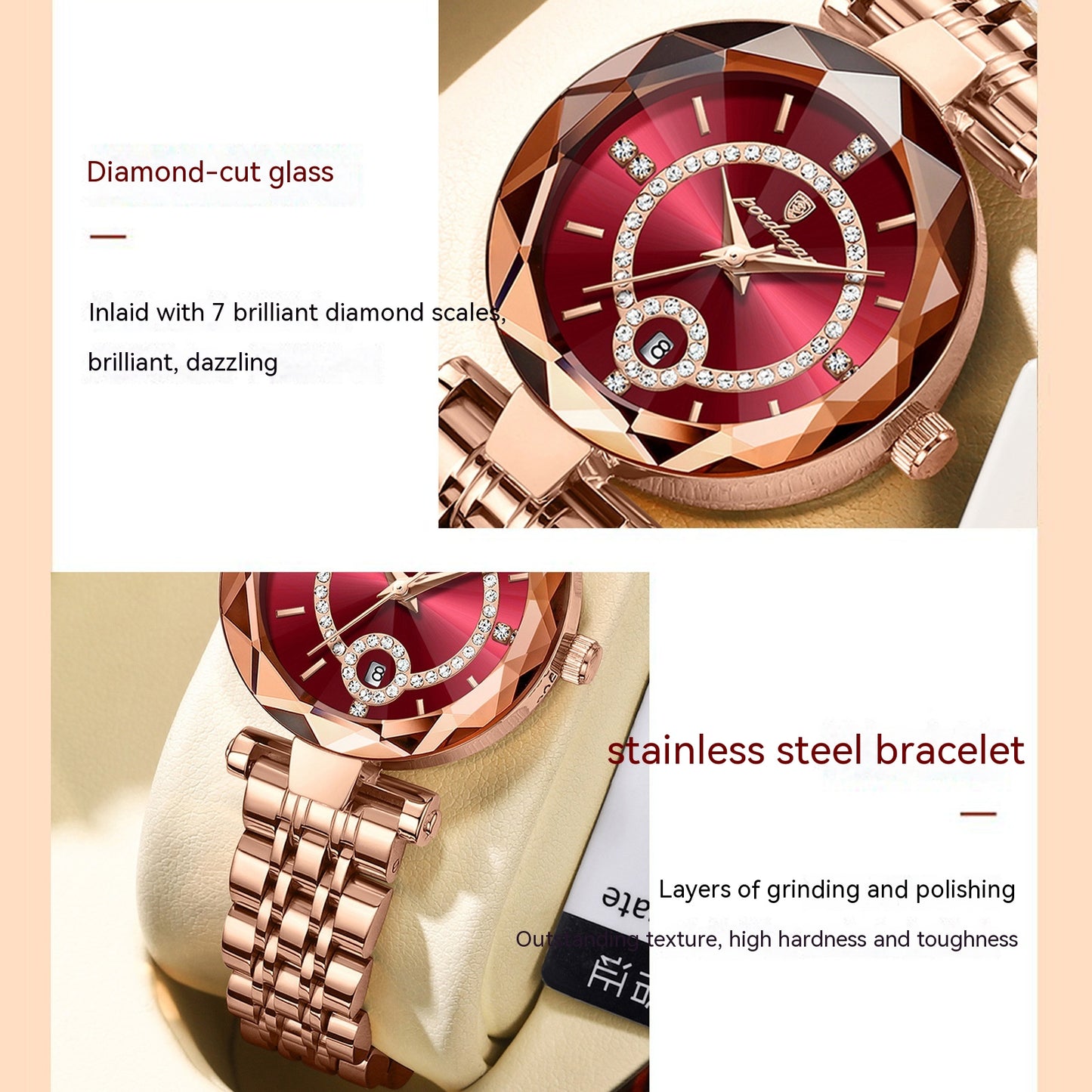 New Waterproof Women's Ultra-thin Fashion Quartz Watch GlamzLife