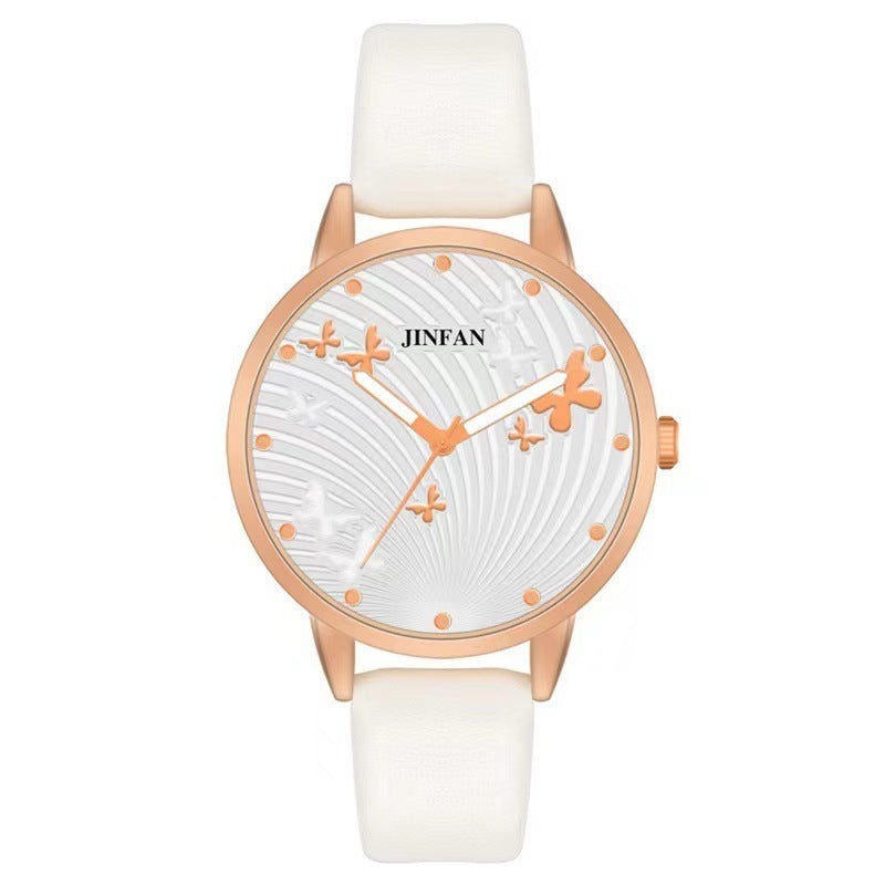 Student Sweet Butterfly Macron All-match Fashion Quartz Wrist Watch GlamzLife