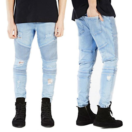 Men's Trendy Skinny Tide Jeans | GlamzLife