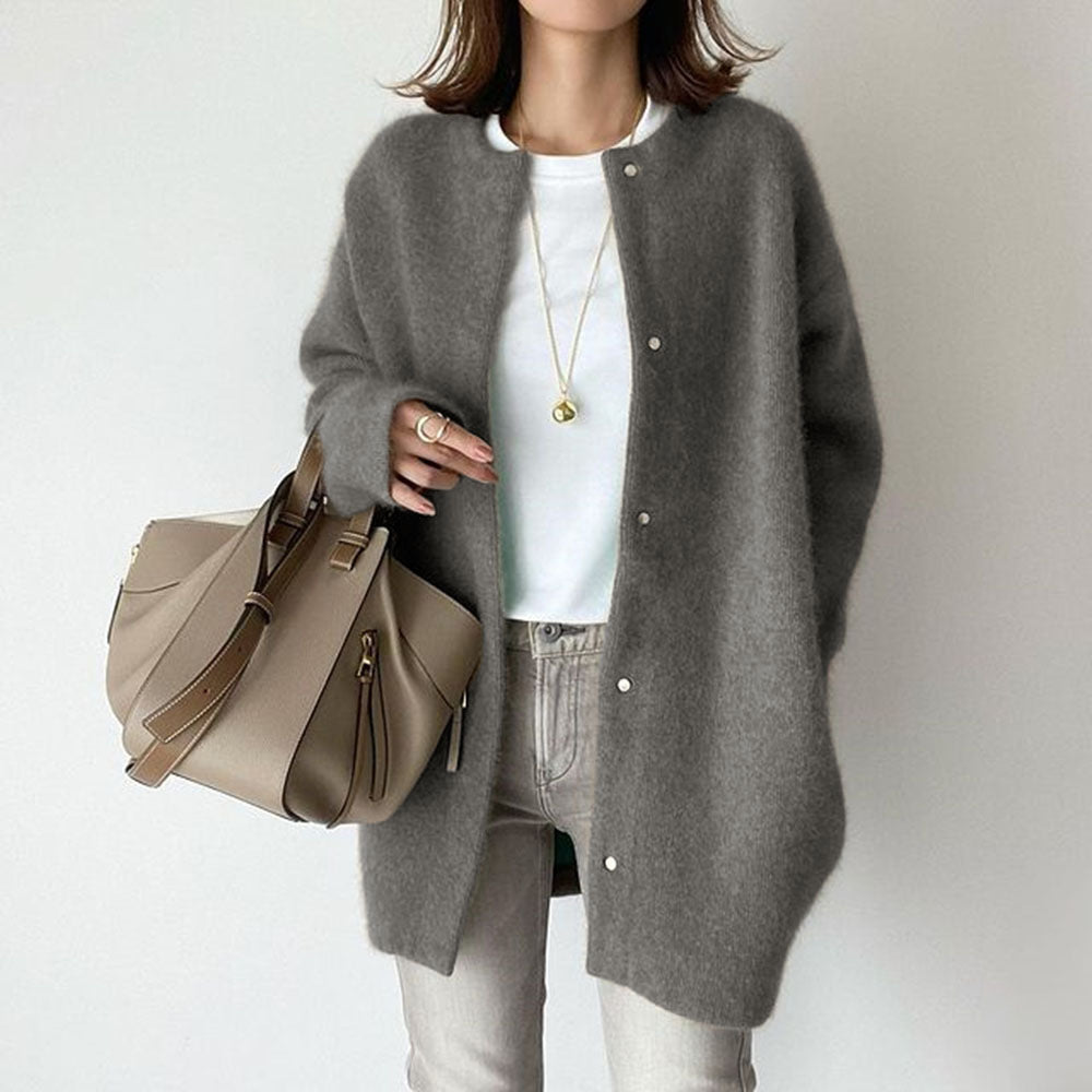 Soft Knitted Coat For Slimming Sense Of Design Women Cardigans Loose Jacket Autumn And Spring GlamzLife