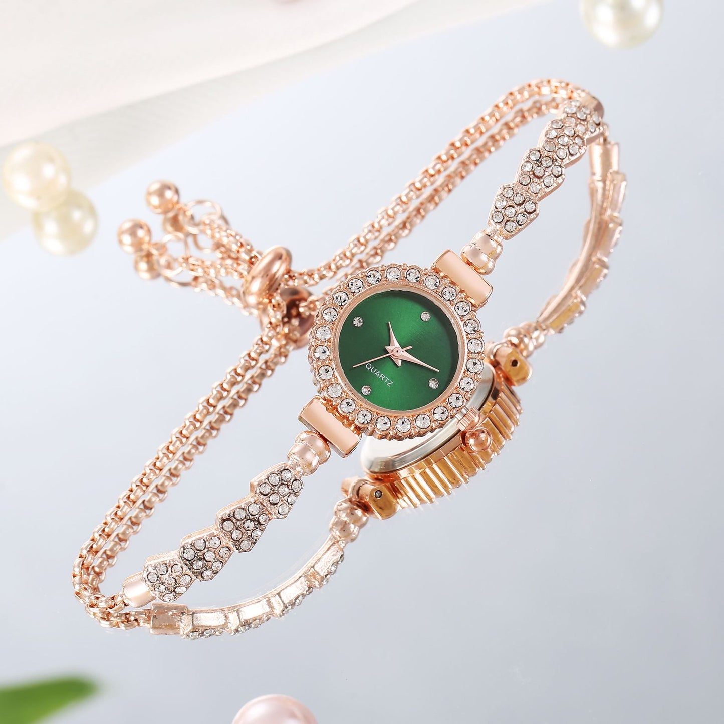 Adjustable Bracelet Watch Women's Quartz Watch GlamzLife