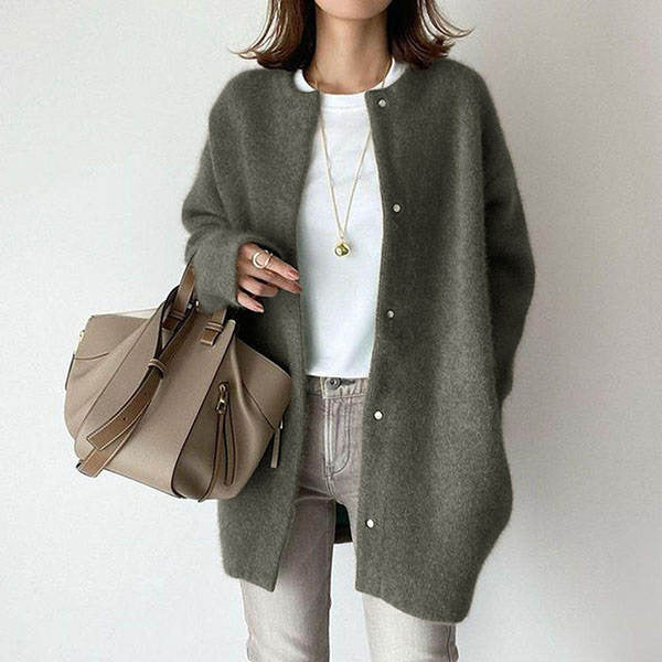 Soft Knitted Coat For Slimming Sense Of Design Women Cardigans Loose Jacket Autumn And Spring GlamzLife
