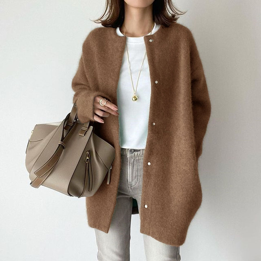 Soft Knitted Coat For Slimming Sense Of Design Women Cardigans Loose Jacket Autumn And Spring GlamzLife