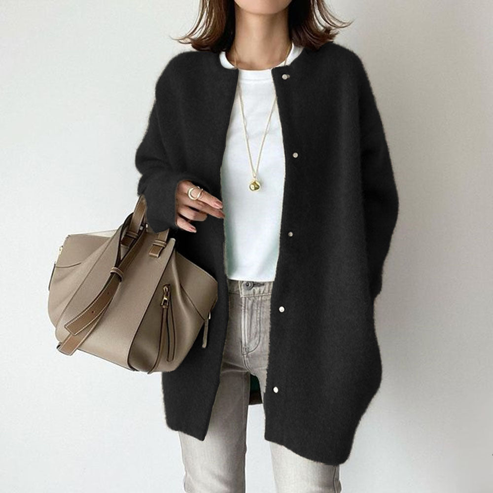 Soft Knitted Coat For Slimming Sense Of Design Women Cardigans Loose Jacket Autumn And Spring GlamzLife