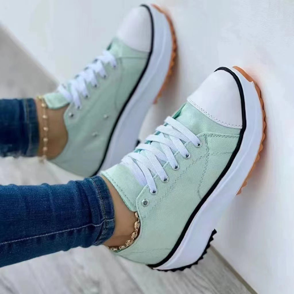 Women's Canvas High Top Casual Shoes | GlamzLife