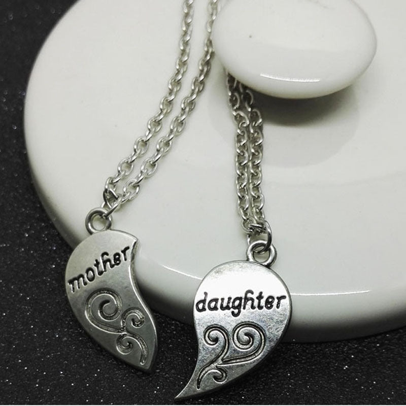 Mother And Daughter Two-part Love Necklace GlamzLife