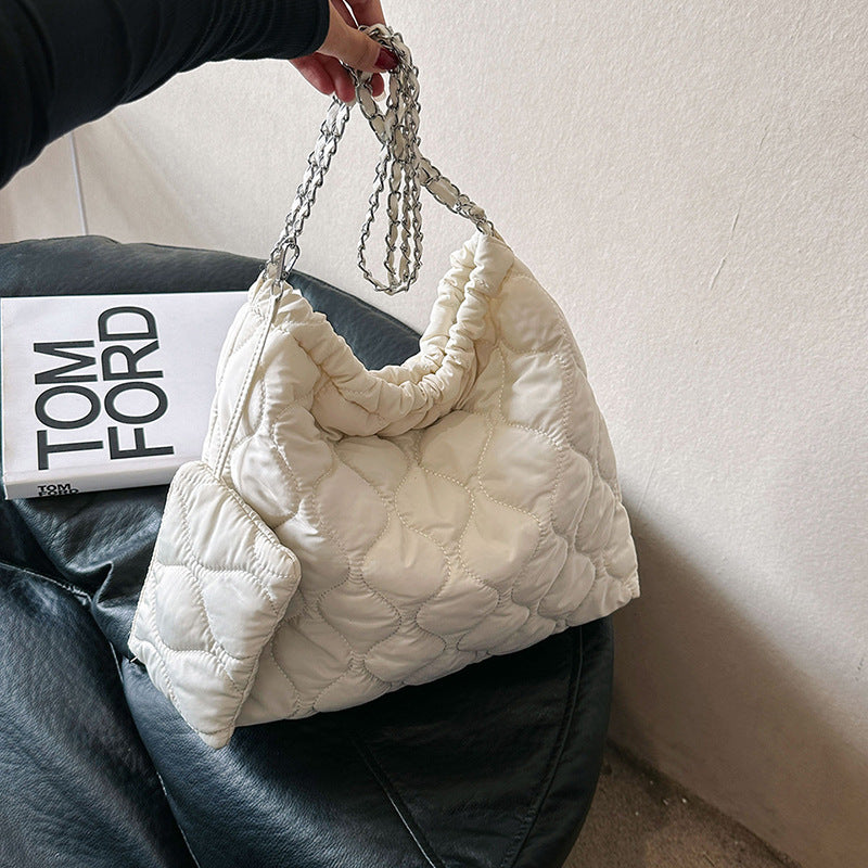 Composite Bags For Women Trend Autumn And Winter New Fashion Women's Shoulder Bag Personalized Simple Korean Style Handbags GlamzLife
