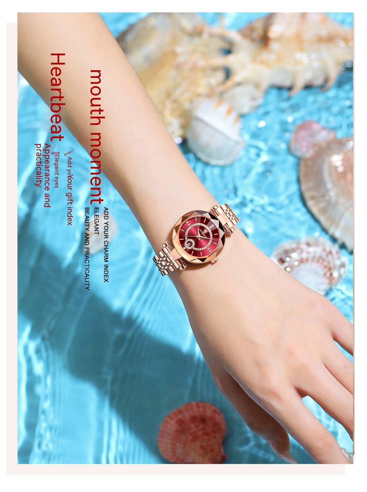New Waterproof Women's Ultra-thin Fashion Quartz Watch GlamzLife
