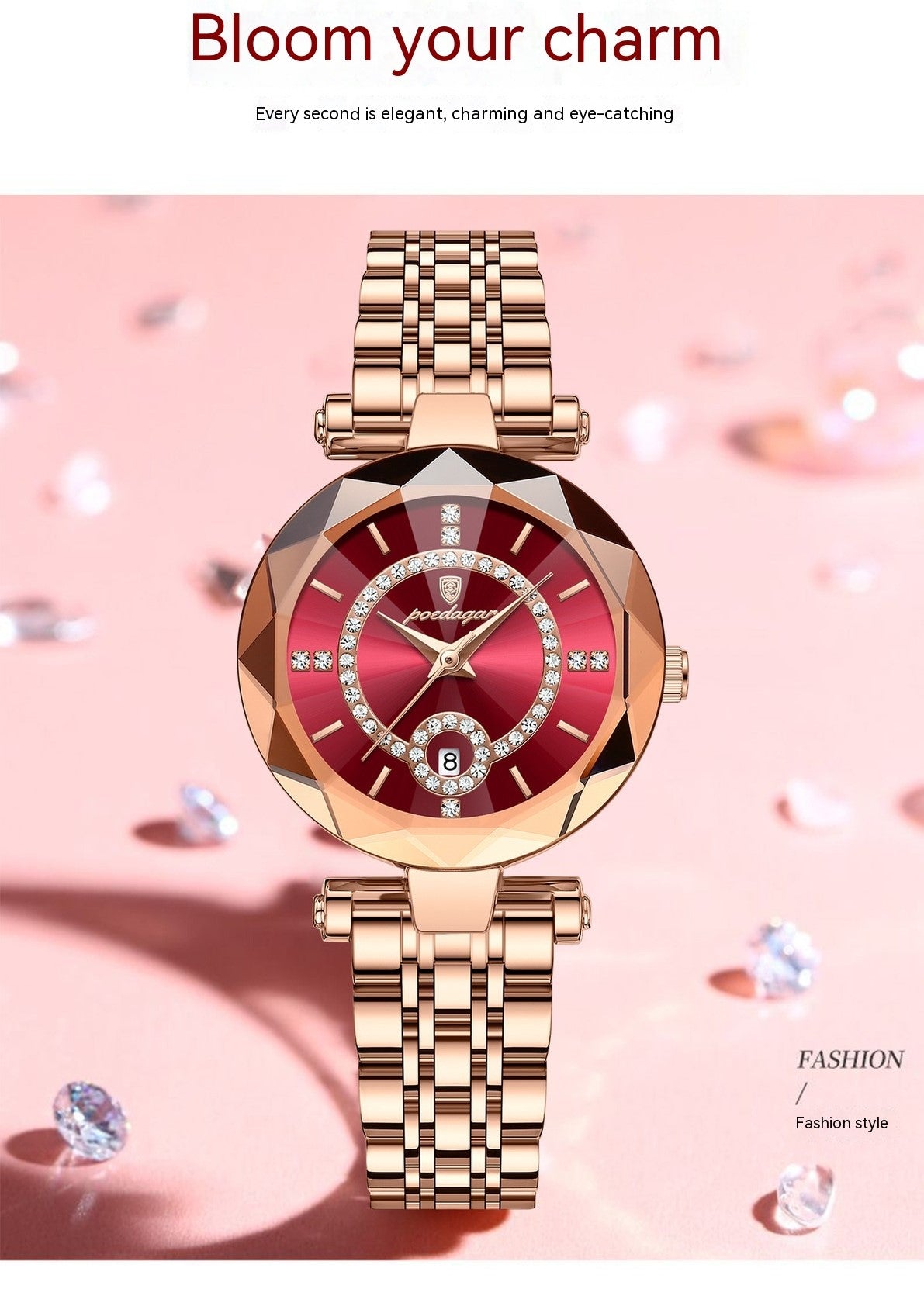 New Waterproof Women's Ultra-thin Fashion Quartz Watch GlamzLife