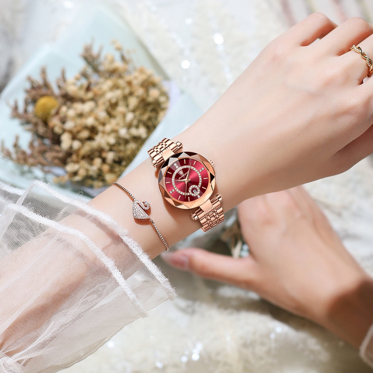 New Waterproof Women's Ultra-thin Fashion Quartz Watch GlamzLife