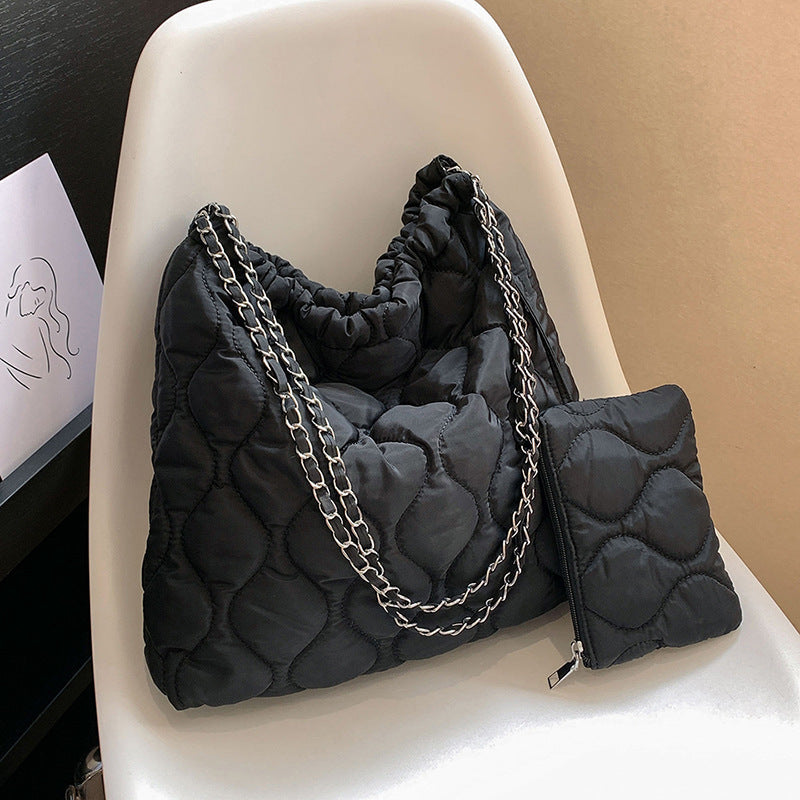 Composite Bags For Women Trend Autumn And Winter New Fashion Women's Shoulder Bag Personalized Simple Korean Style Handbags GlamzLife