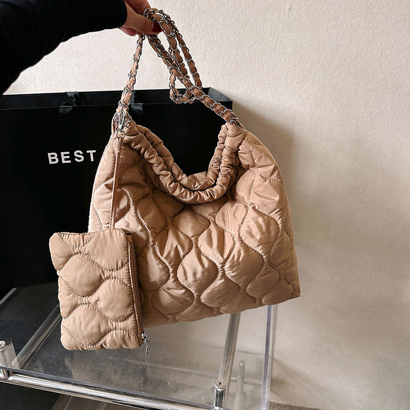Composite Bags For Women Trend Autumn And Winter New Fashion Women's Shoulder Bag Personalized Simple Korean Style Handbags GlamzLife