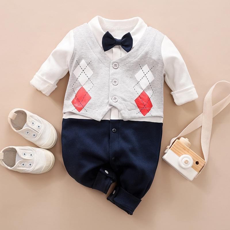 Autumn Long-Sleeved Baby Jumpsuit GlamzLife