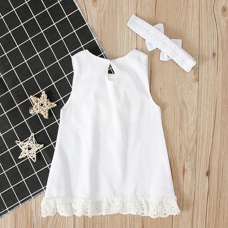 Baby Girl's Sleeveless Bow Skirt | GlamzLife