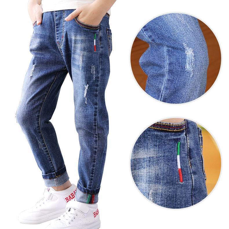 Big Kid Boy's Denim Trouser GlamzLife