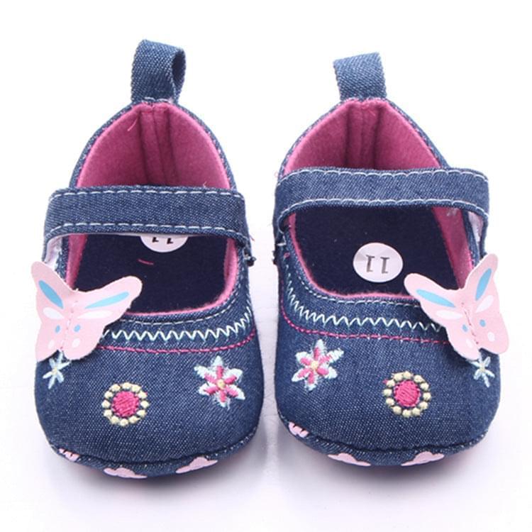 Bowknot Embroidered Fashionable Denim Shoes GlamzLife
