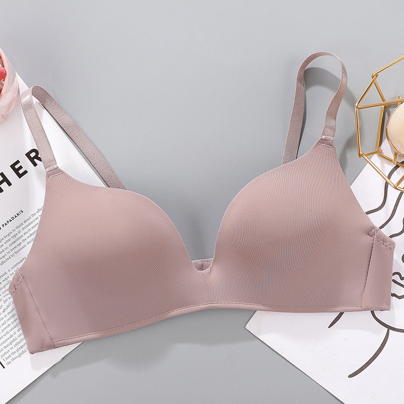 Breathable Gather Bra for Women | Brown | GlamzLife