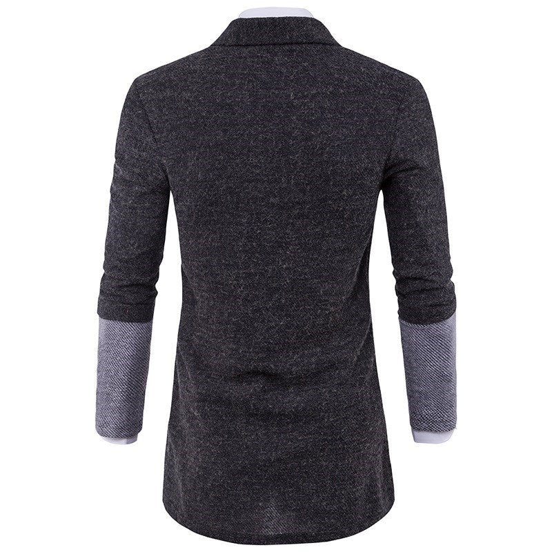 Cardigan Men's Casual Knit Wear Coat | GlamzLife