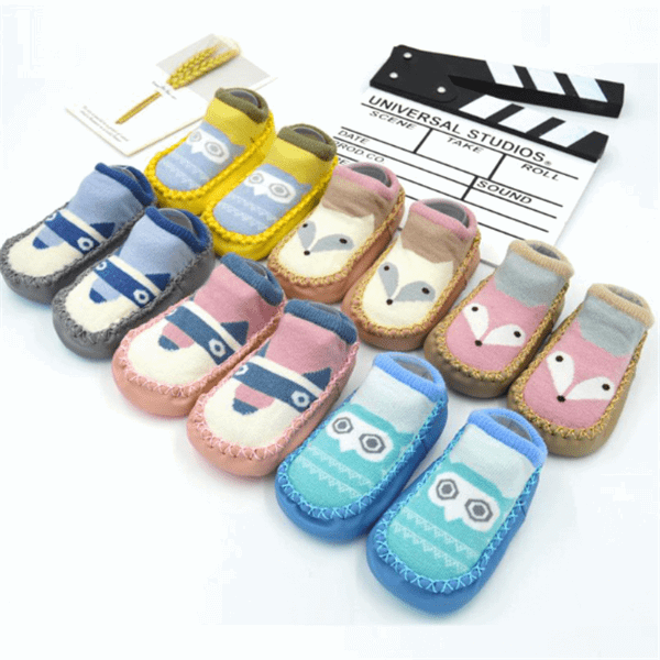 Cartoon Print Baby Floor Socks | GlamzLife