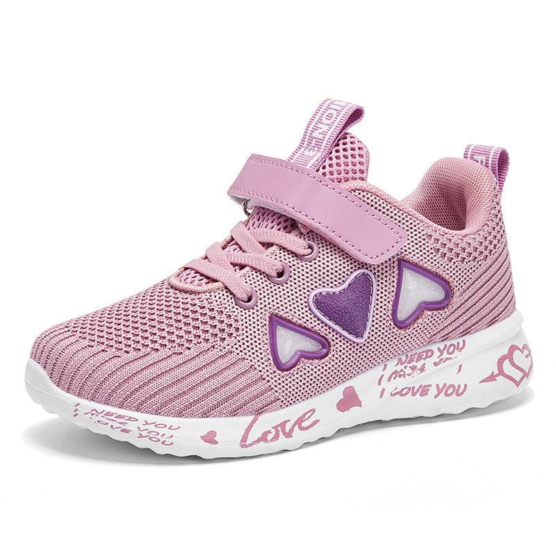 Casual Pink Light Mesh Sneakers GlamzLife