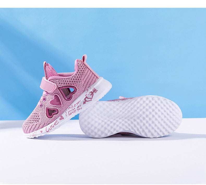 Casual Pink Light Mesh Sneakers GlamzLife