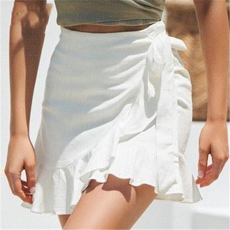 Elegant High Waist Short Skirt | | GlamzLife