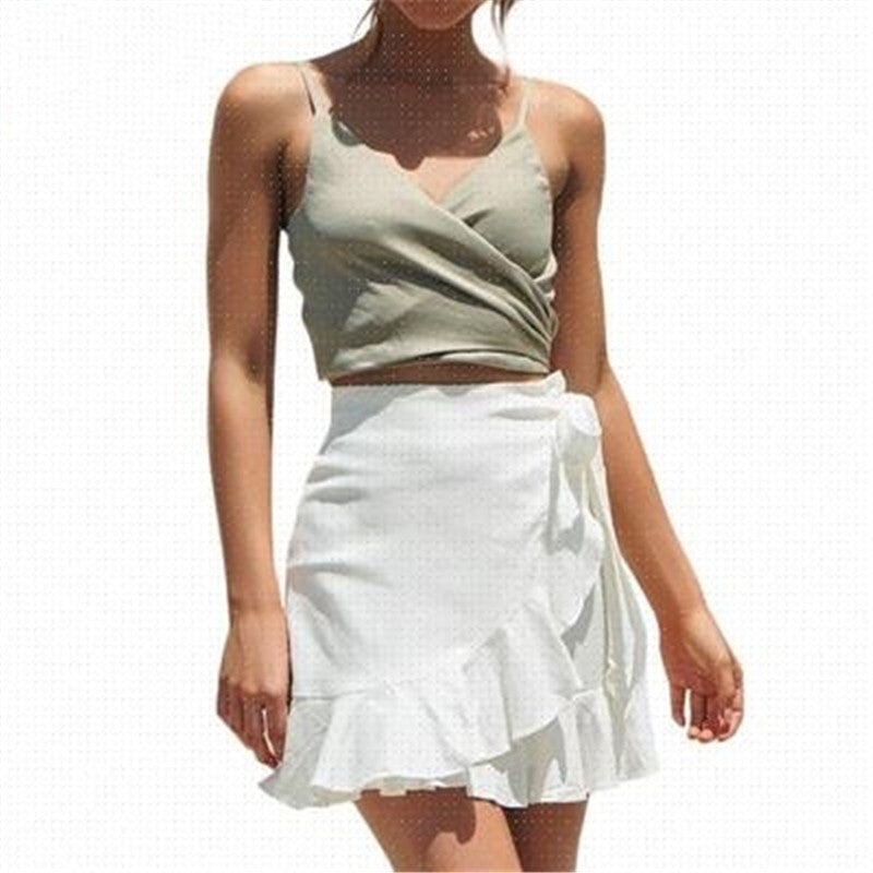 Elegant High Waist Short Skirt | | GlamzLife