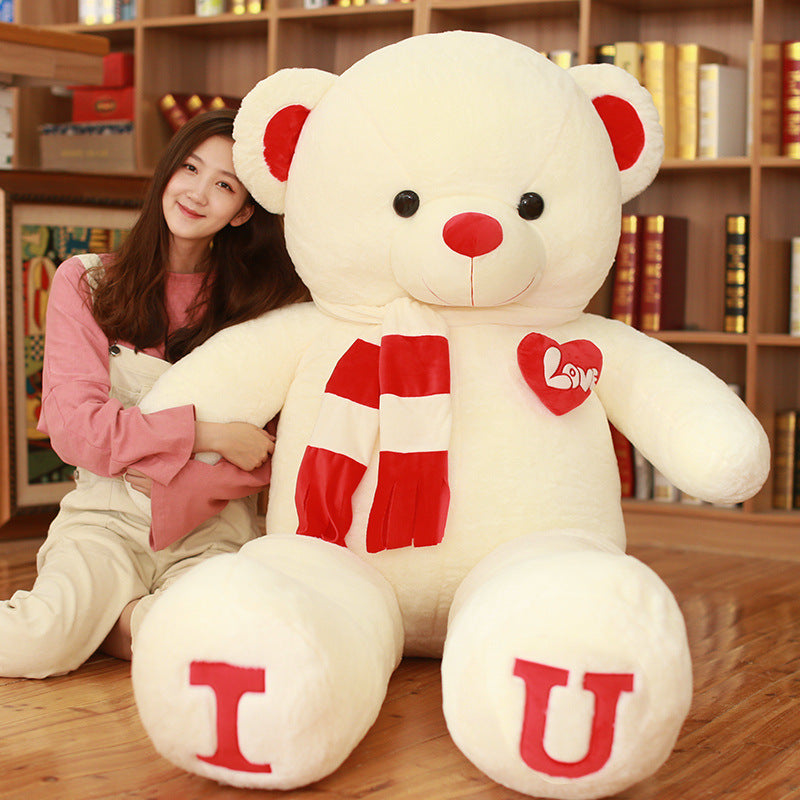 Heart Bear Pillow Plush Soft Toy GlamzLife