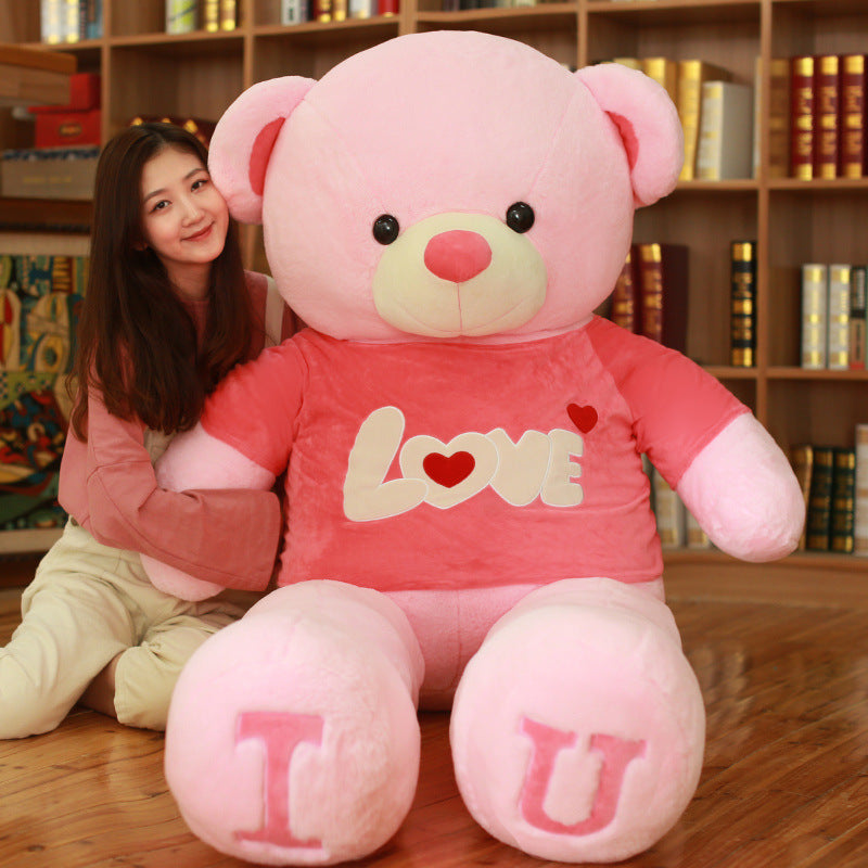 Heart Bear Pillow Plush Soft Toy GlamzLife