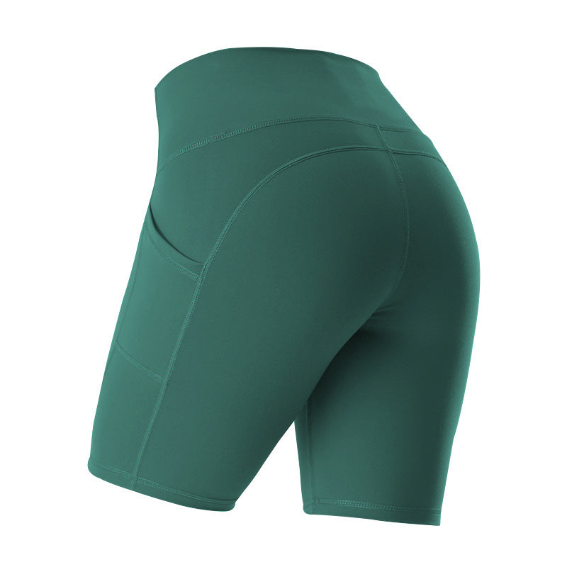 High Waist Fitness Gym Leggings With Pockets | Green | GlamzLife