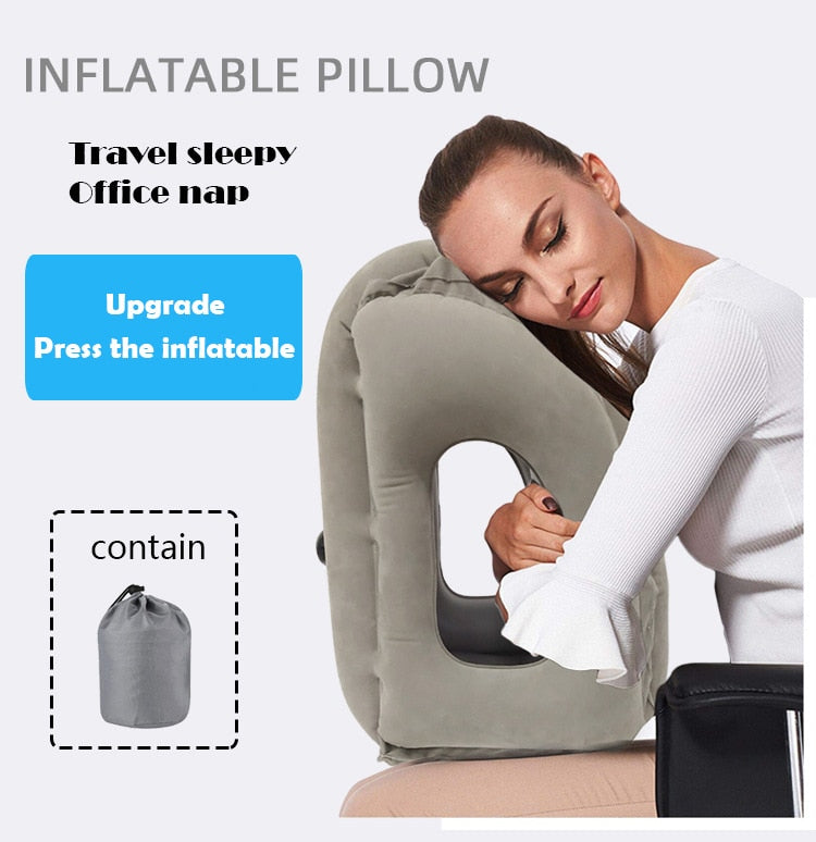 Inflatable Cushion Travel Pillow | GlamzLife