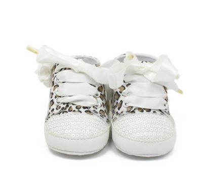 Leopard Print Sequin Sneakers GlamzLife